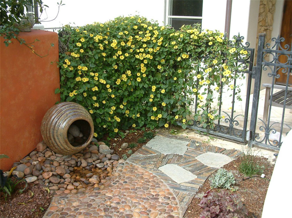 Yellow Clad Fence